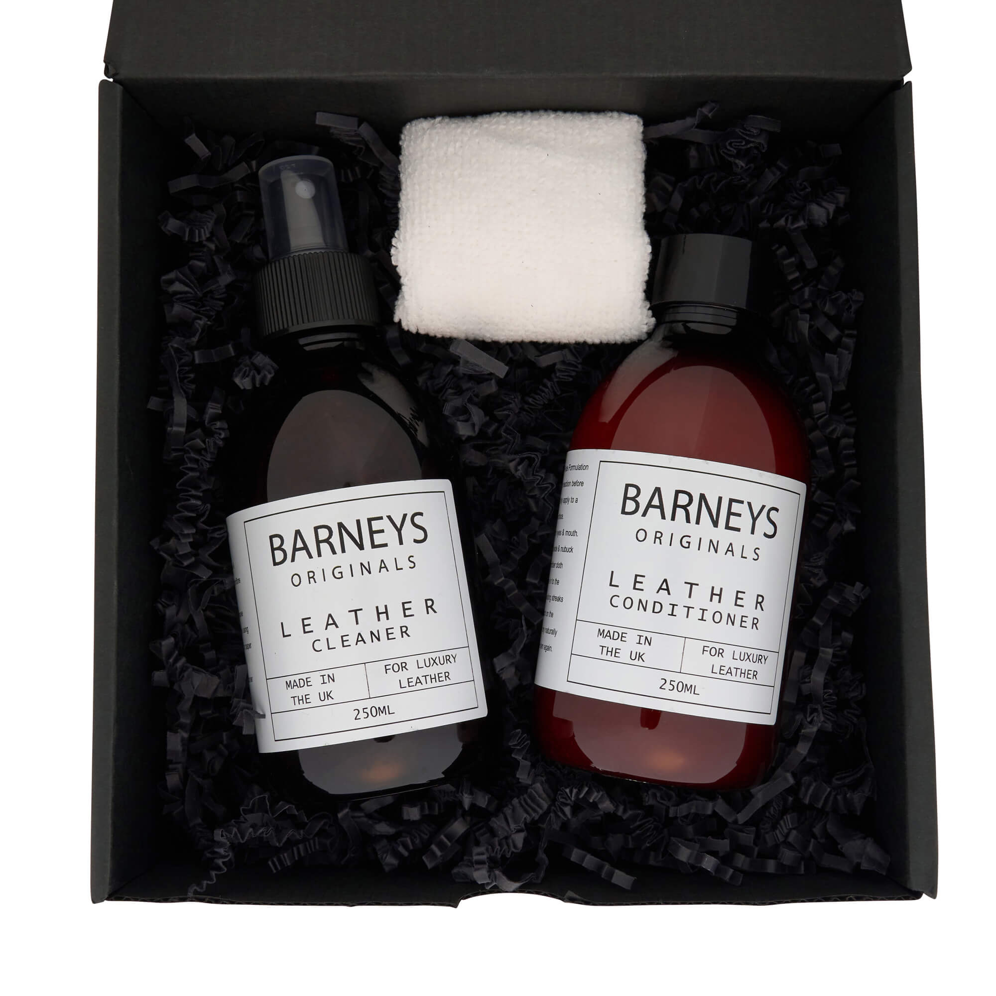 Leather Care Kit with Cleaner, Conditioner & Wipes