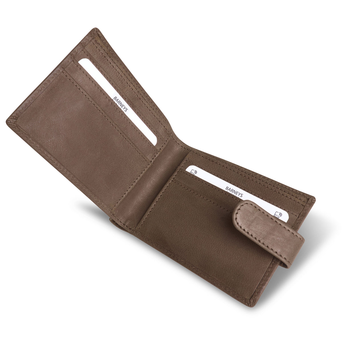 Real Leather Bi-Fold Wallet