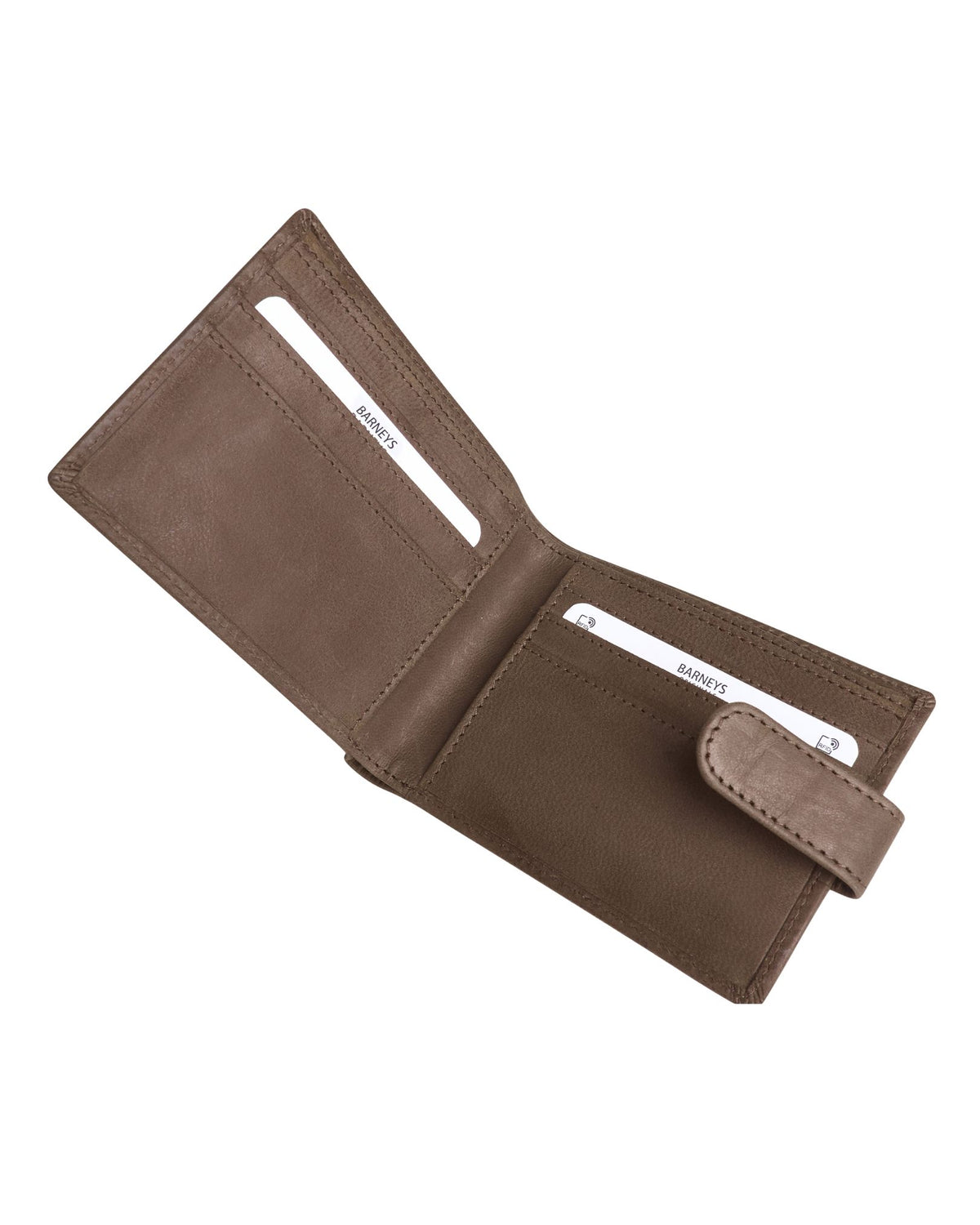 Real Leather Bi-Fold Wallet