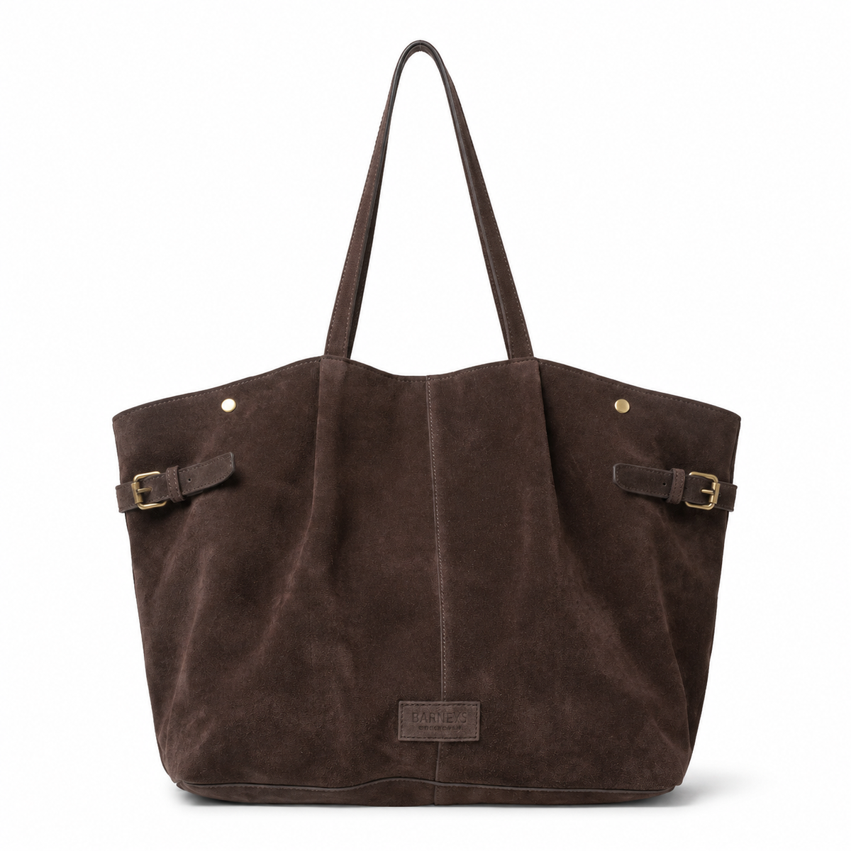 Chocolate Suede Work Tote