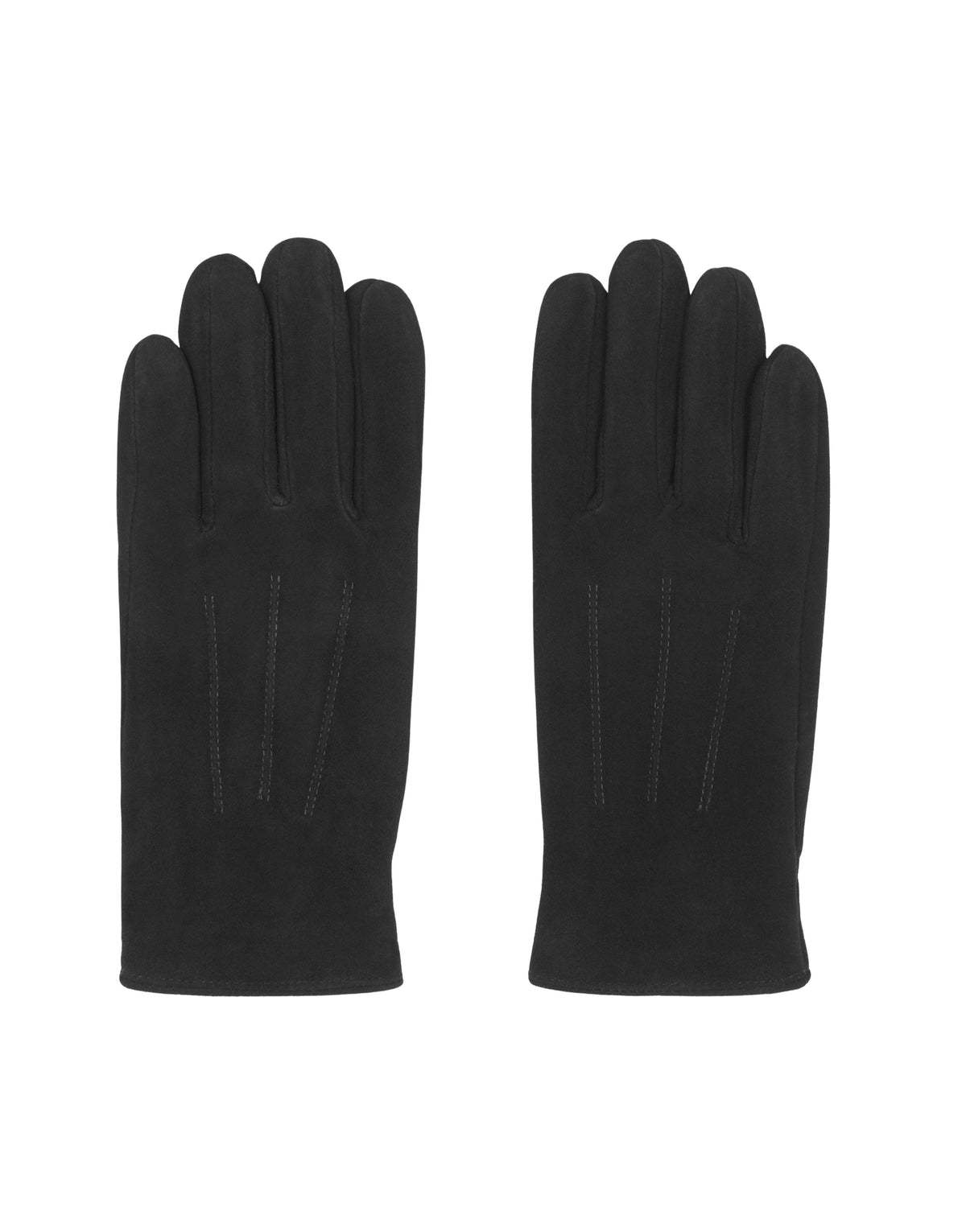 Men's Black Suede Gloves