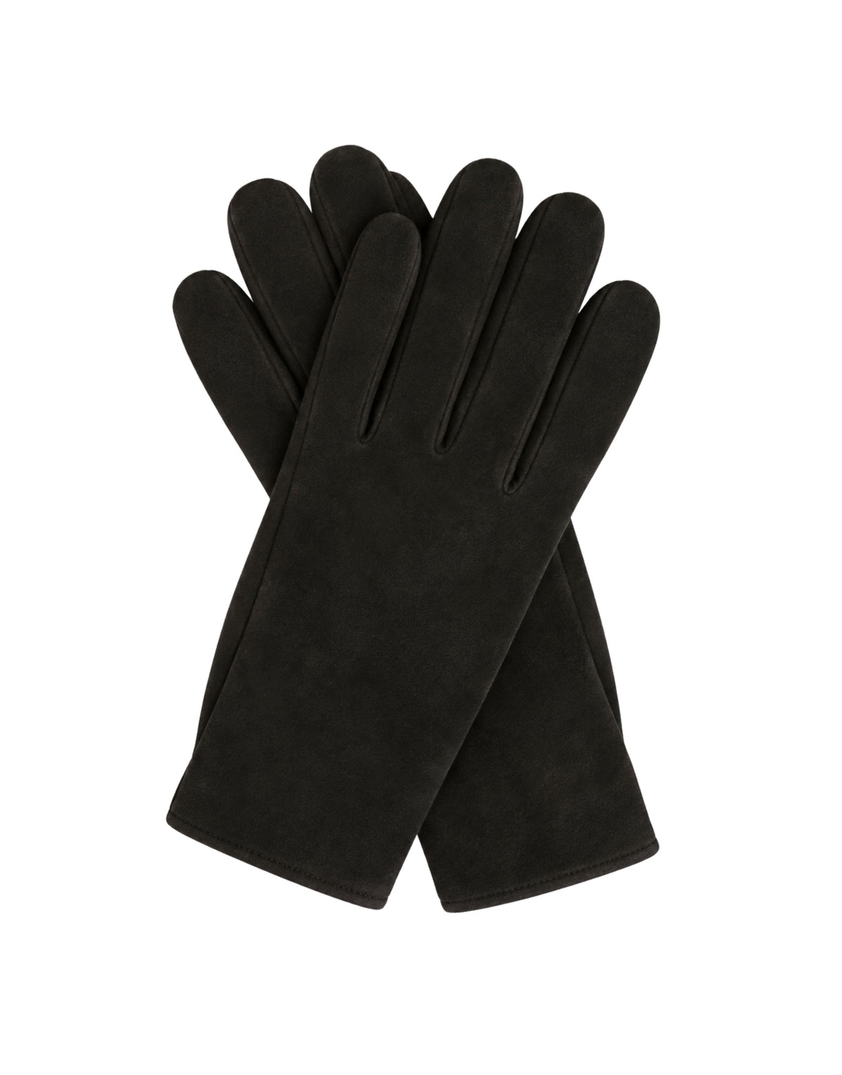 Women's Black Suede Gloves