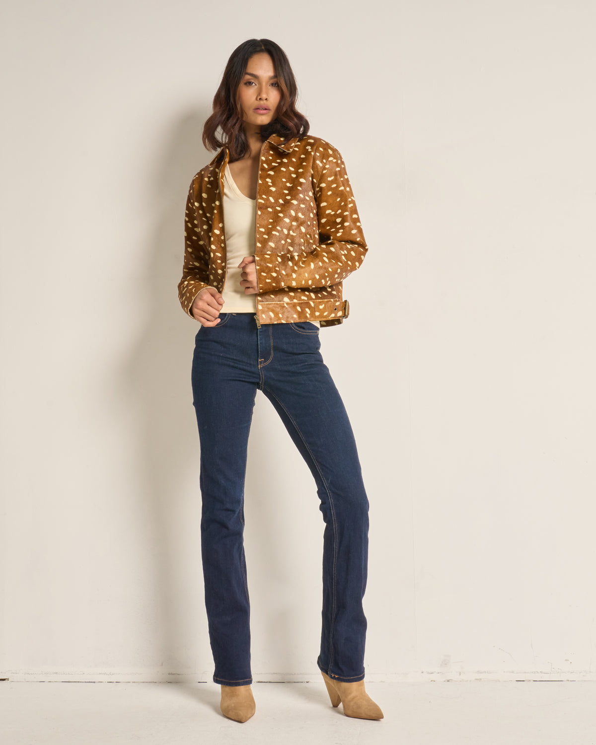 Deer Print Jacket