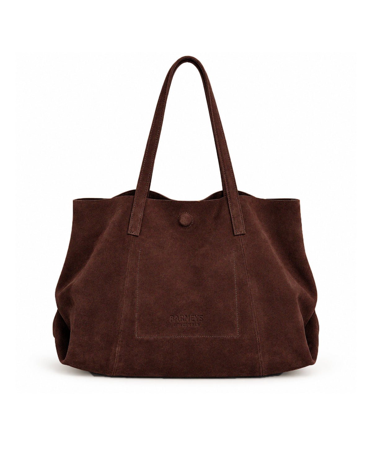 Chocolate Suede Everyday Tote Bag