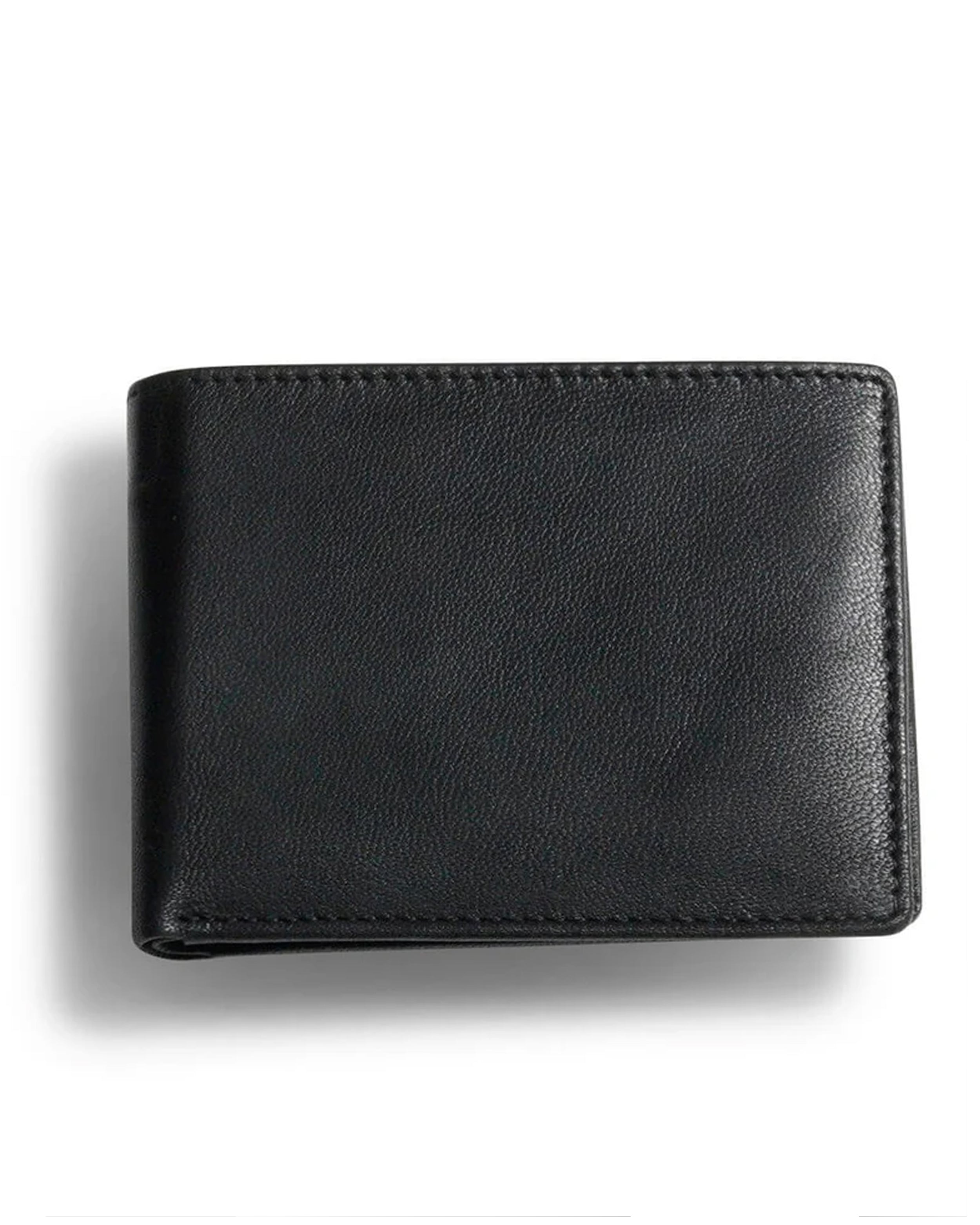 Men's Minimalist Real Leather Wallet with 4 Card Slots