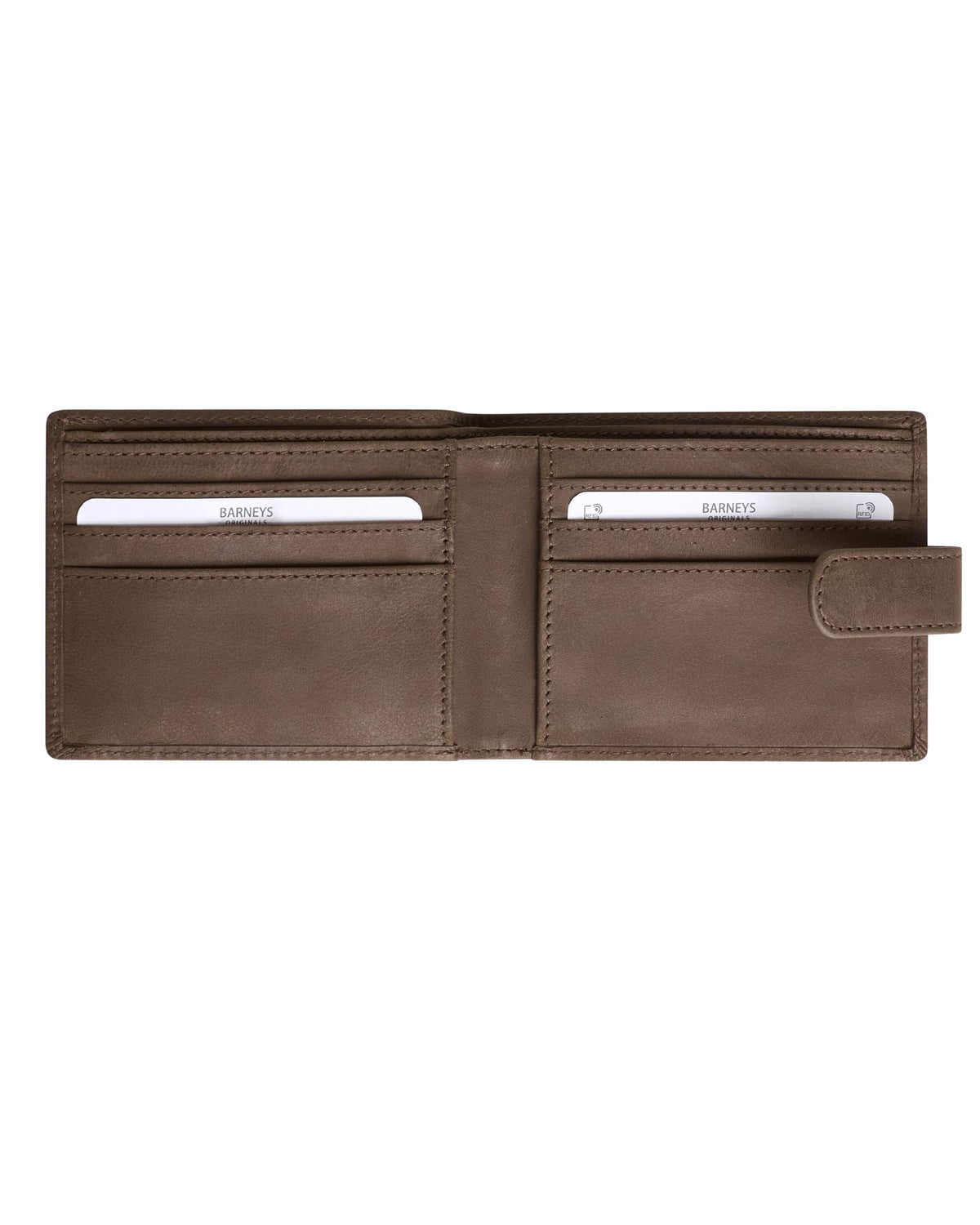 Real Leather Bi-Fold Wallet
