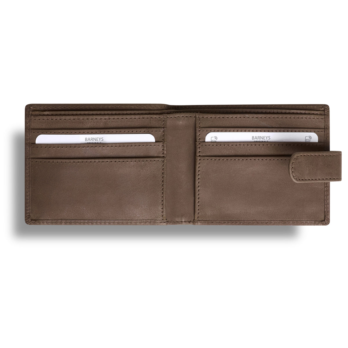 Real Leather Bi-Fold Wallet