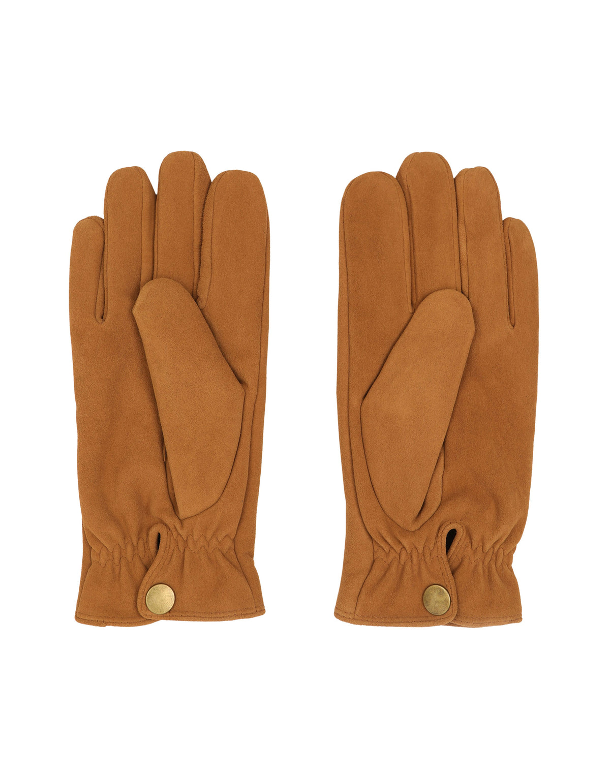 Men's Tan Suede Gloves