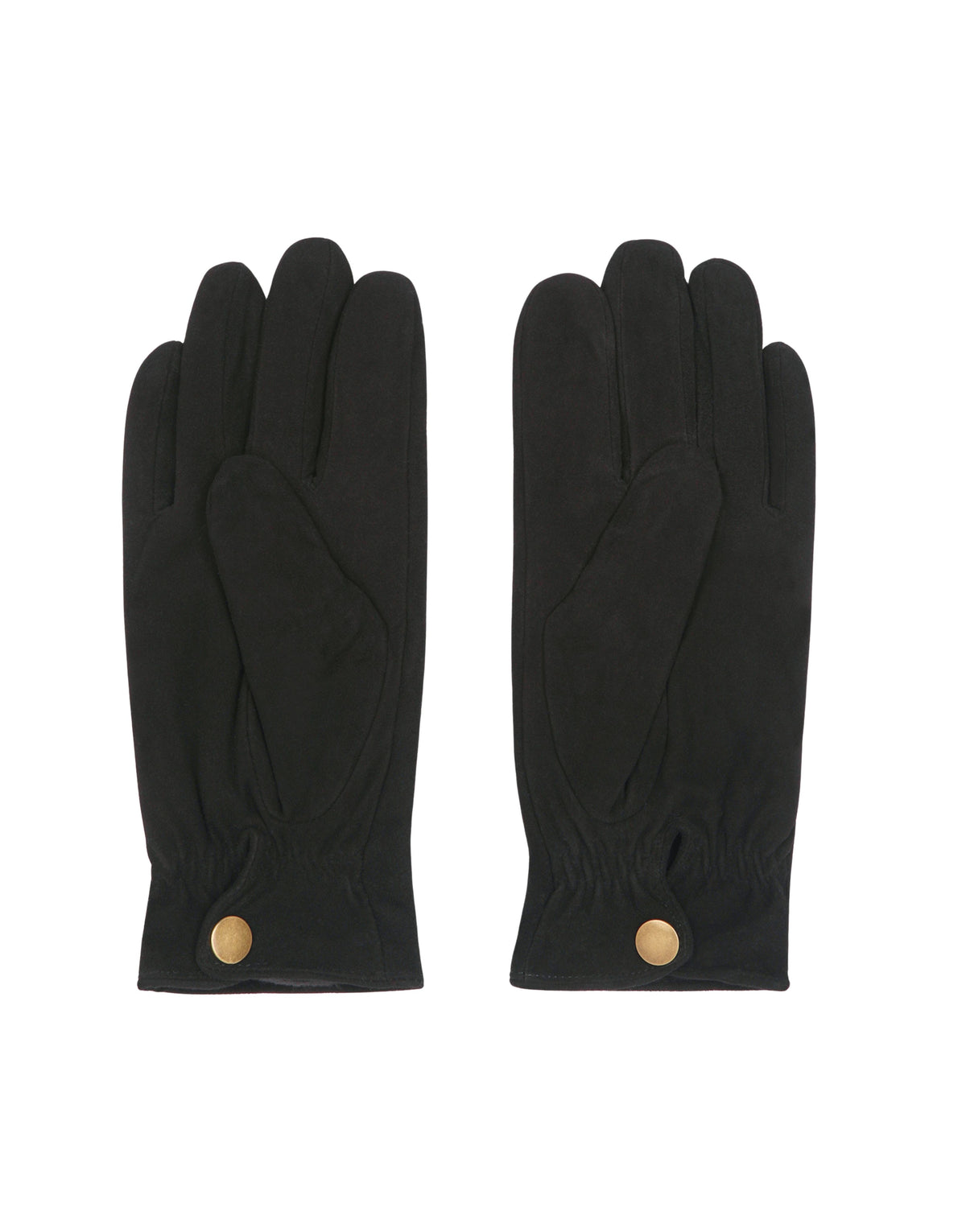 Men's Black Suede Gloves