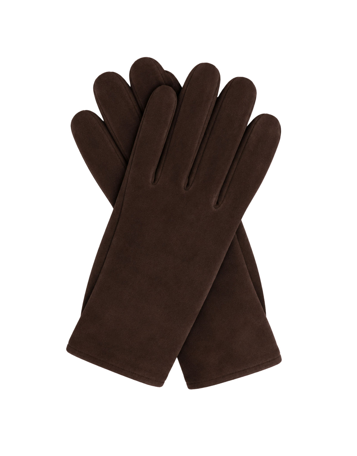 Women's Brown Suede Gloves