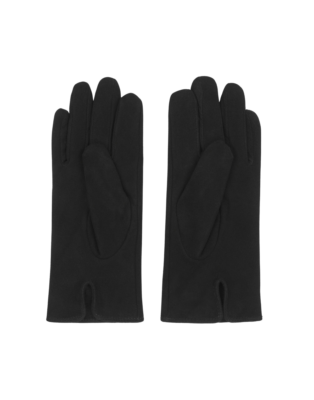 Women's Black Suede Gloves