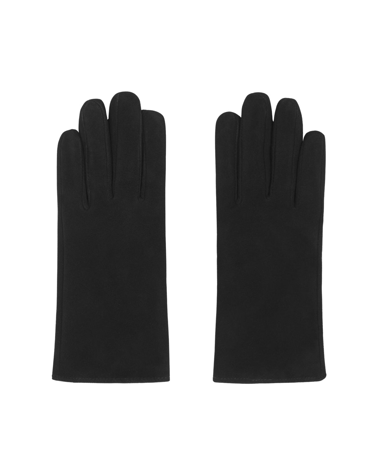 Women's Black Suede Gloves