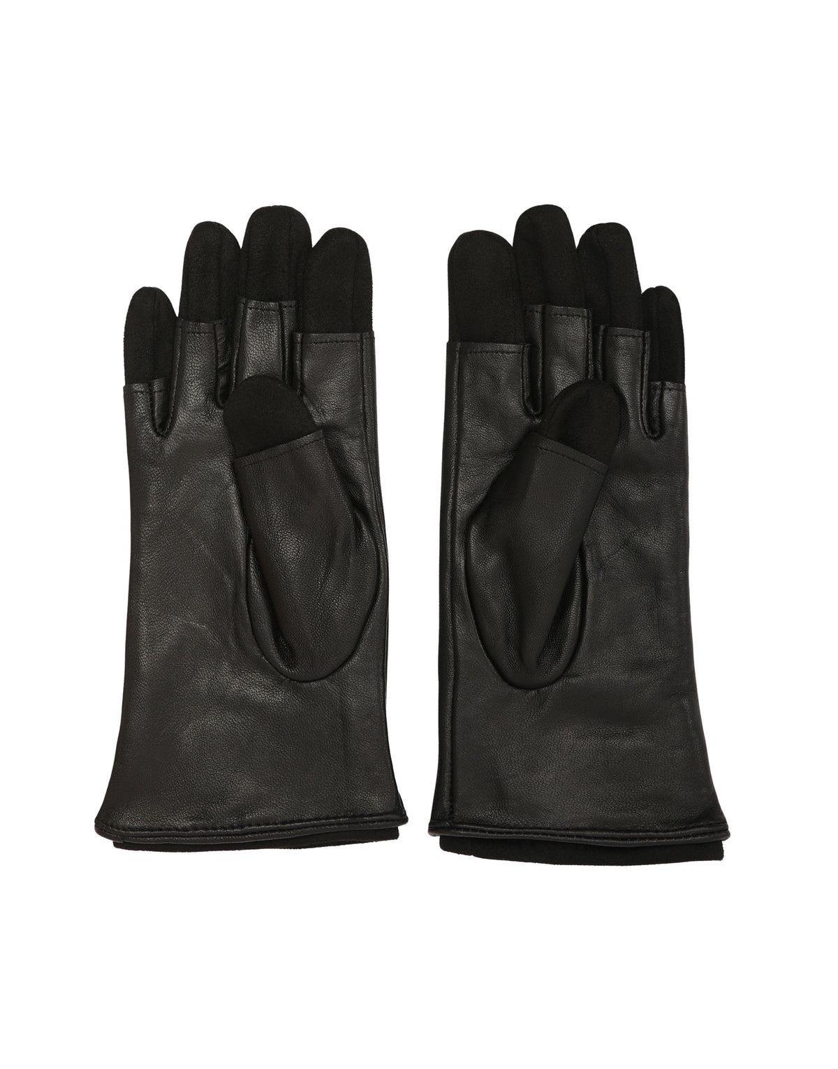 Women's Adjustable Fingerless Leather Biker Gloves