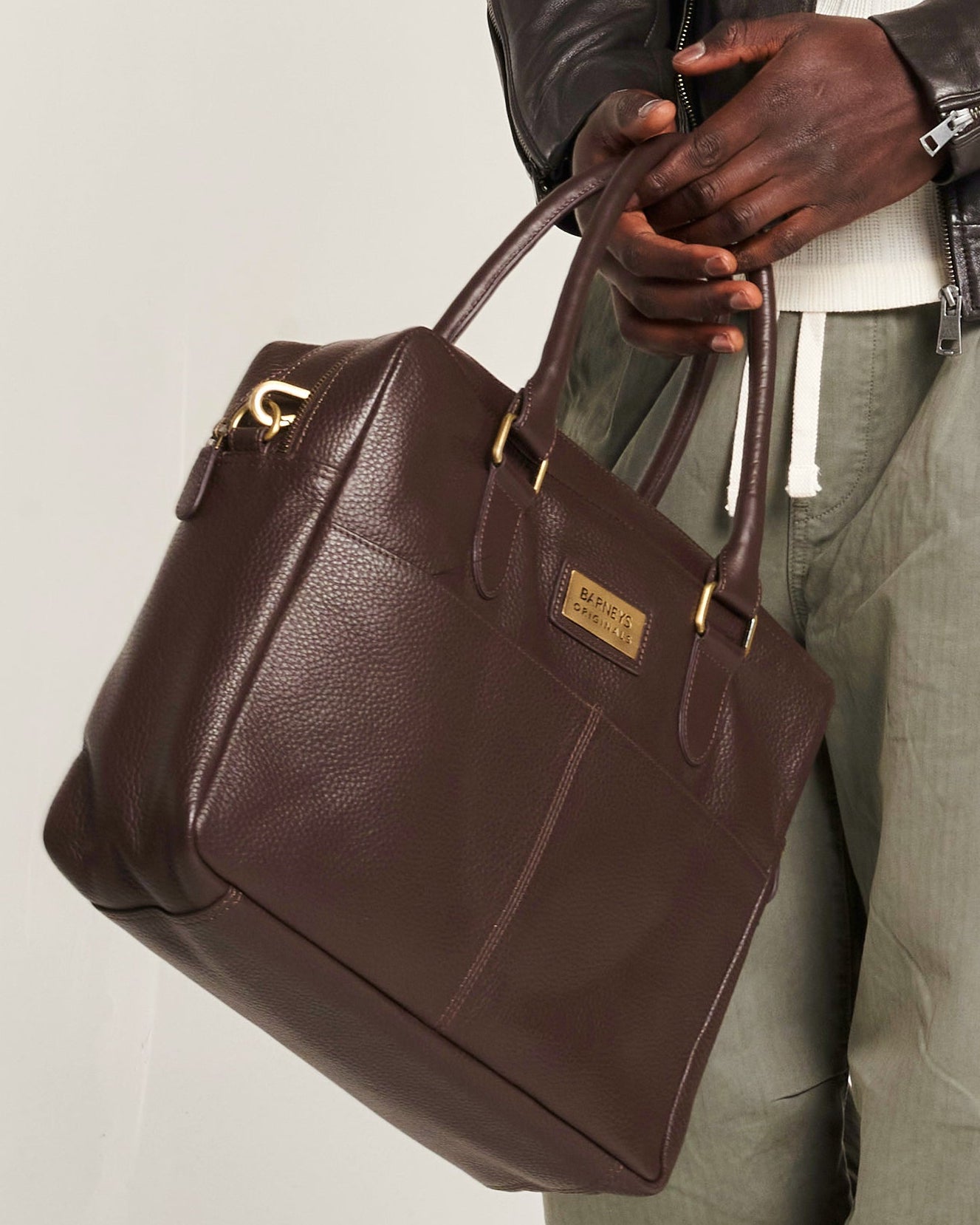 Brown Leather Laptop Bag