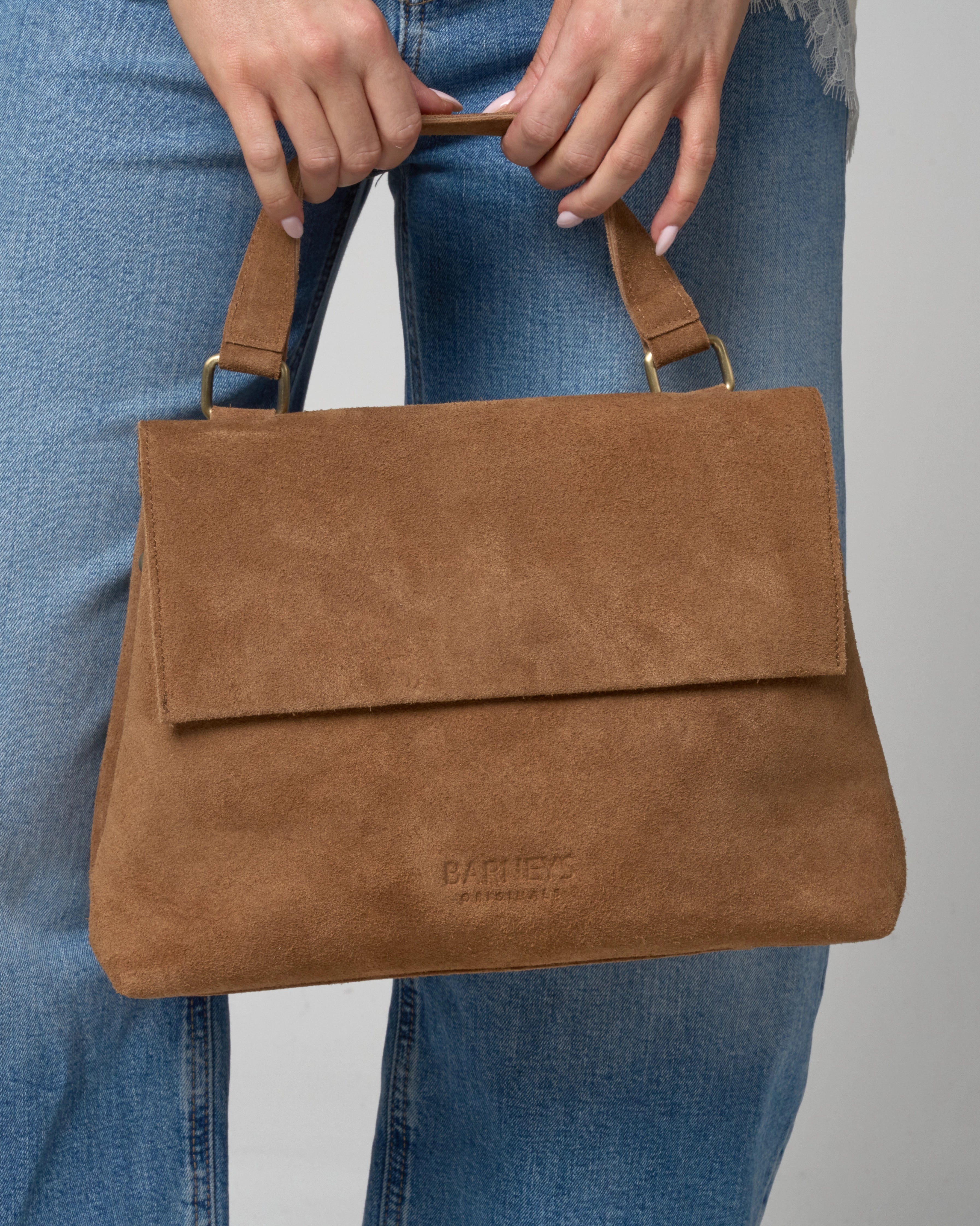 Real Suede Messenger Bag