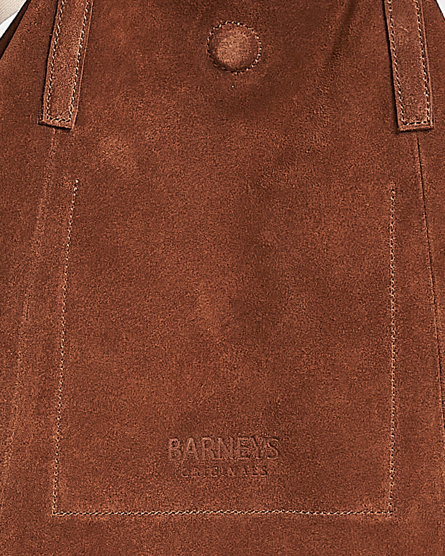 Mocha Cow Suede Everyday Tote Bag
